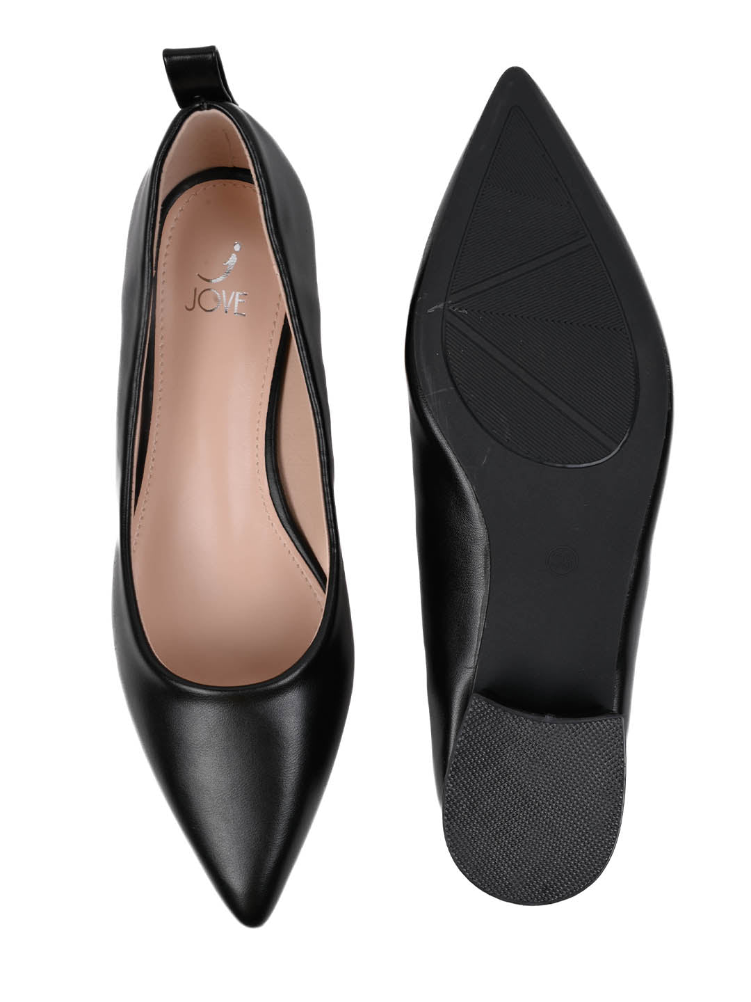 Women, Women Footwear, Black Ballerinas