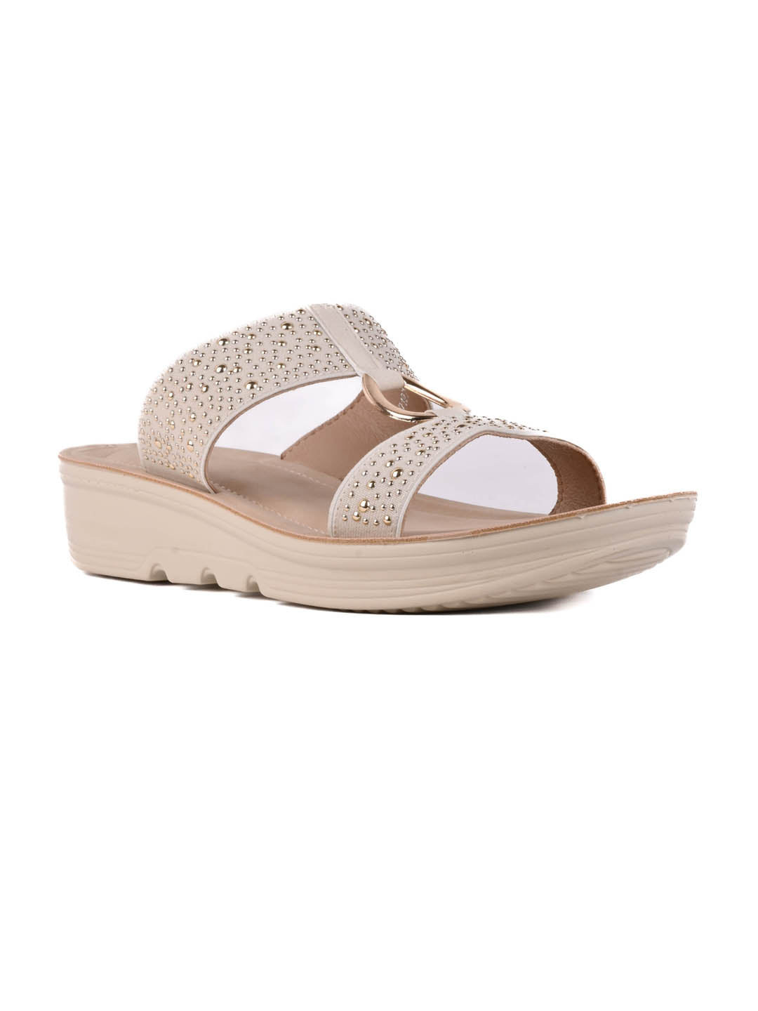 Women, Women Footwear, Beige Sandals