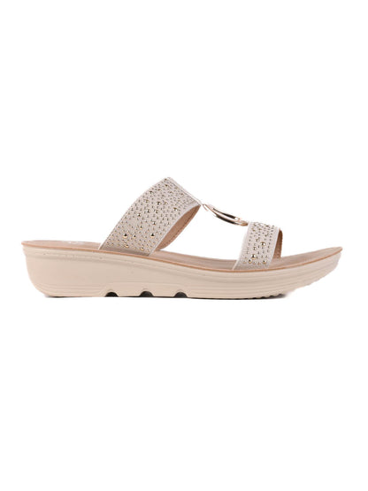 Women, Women Footwear, Beige Sandals