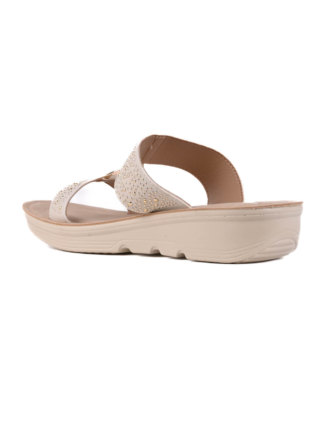 Women, Women Footwear, Beige Sandals