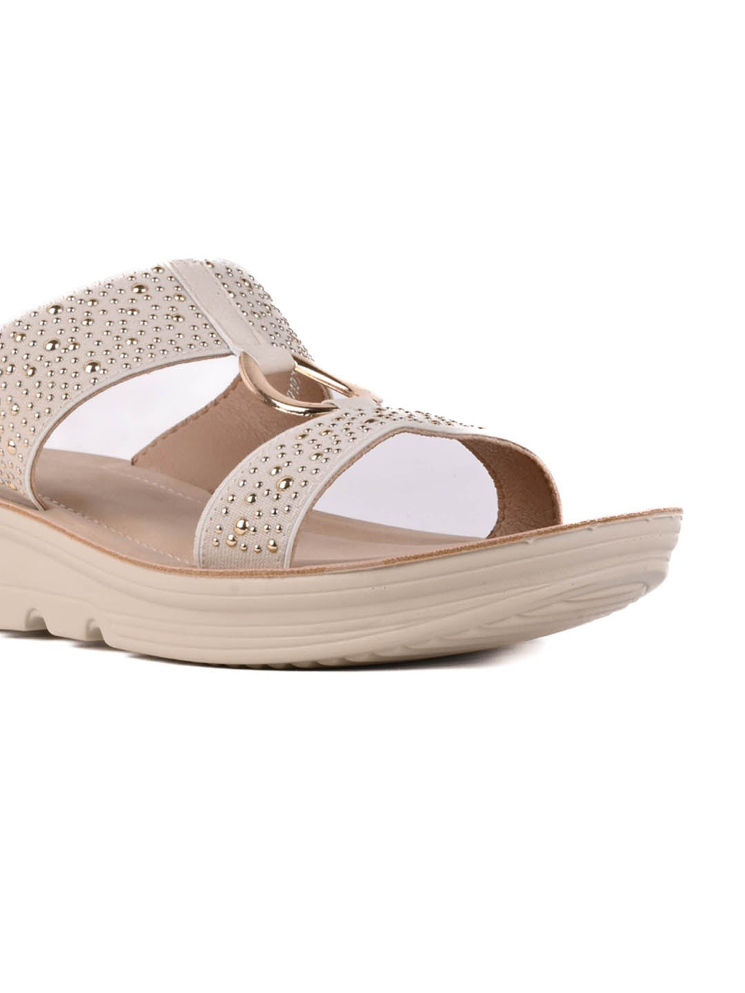 Women, Women Footwear, Beige Sandals