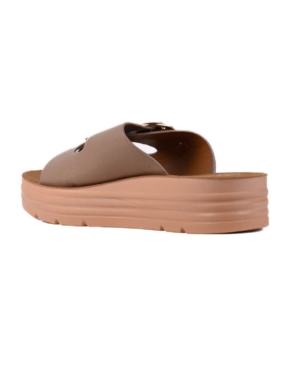 Women, Women Footwear, Khaki Sandals