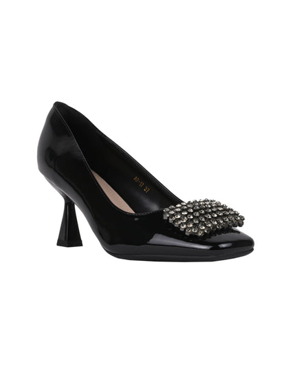 Women, Women Footwear, Black Pumps