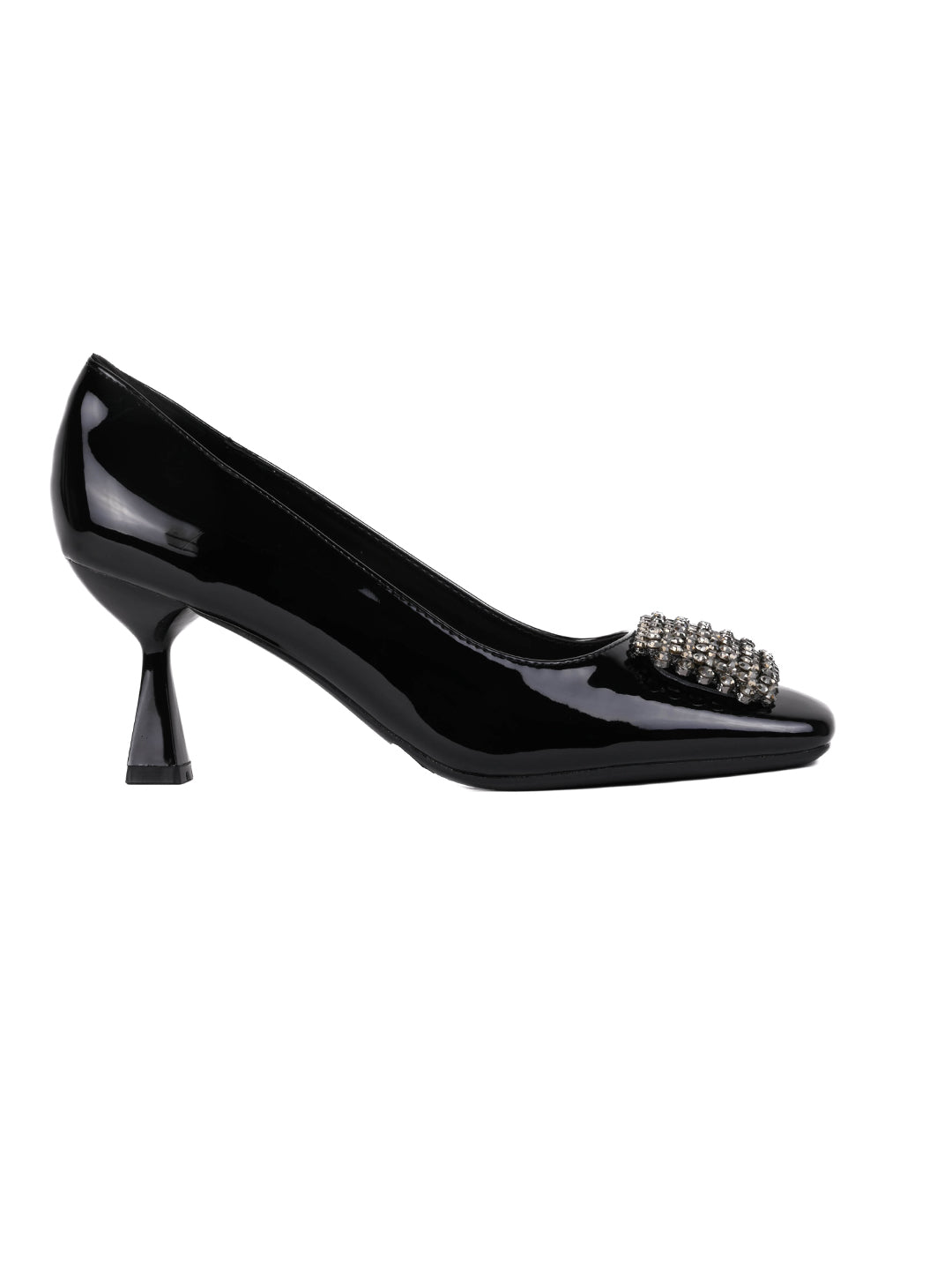 Women, Women Footwear, Black Pumps