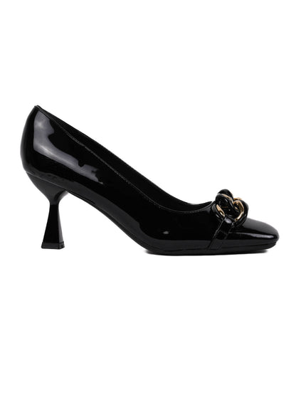 Women, Women Footwear, Black Pumps