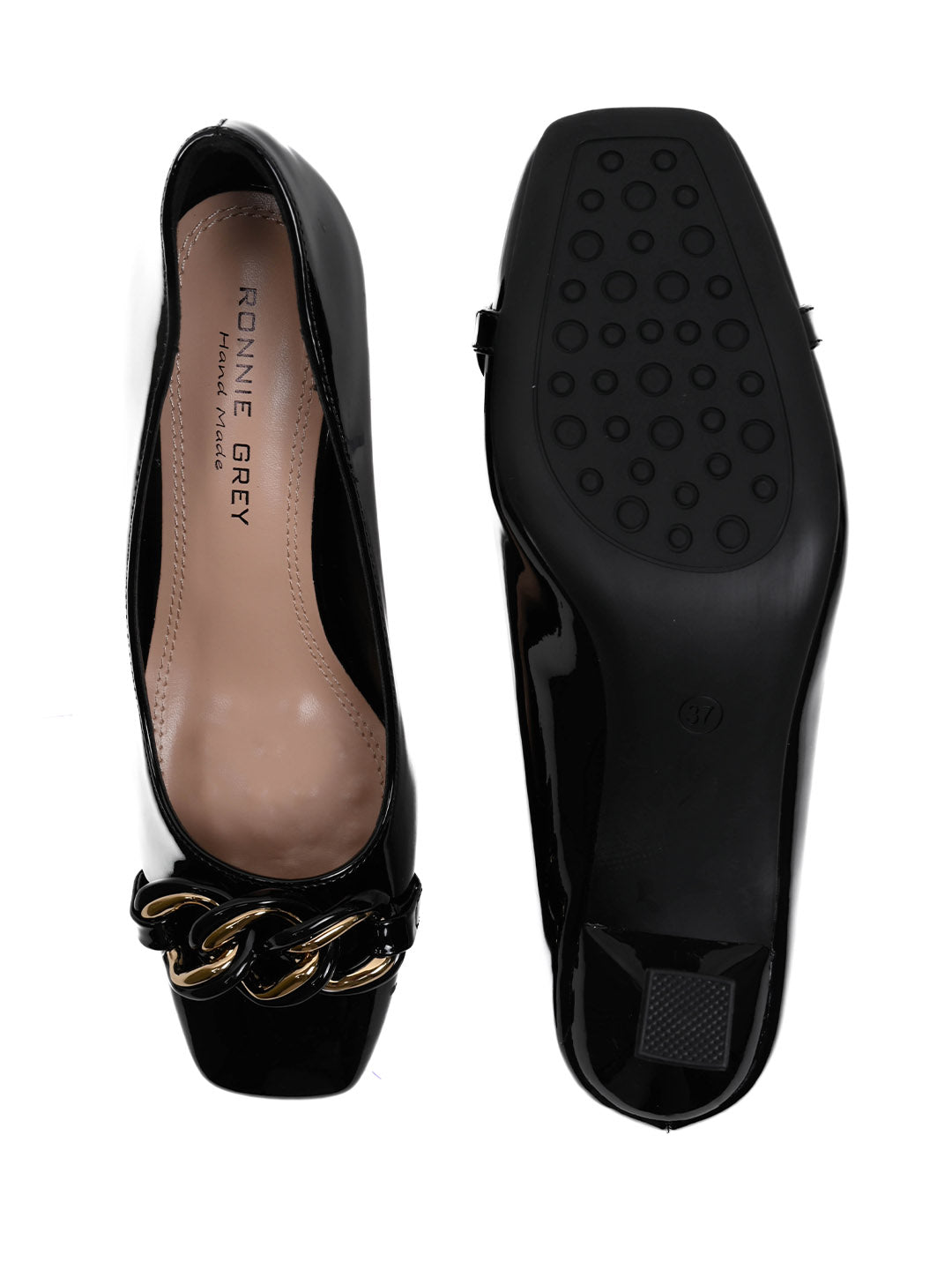 Women, Women Footwear, Black Pumps