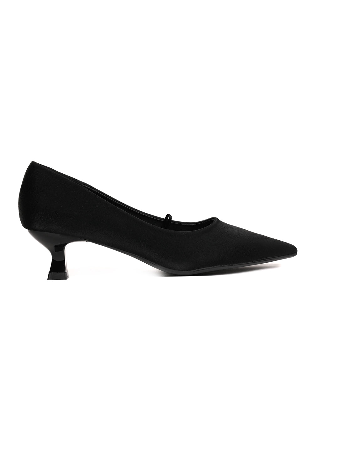 Women, Women Footwear, Black Pumps