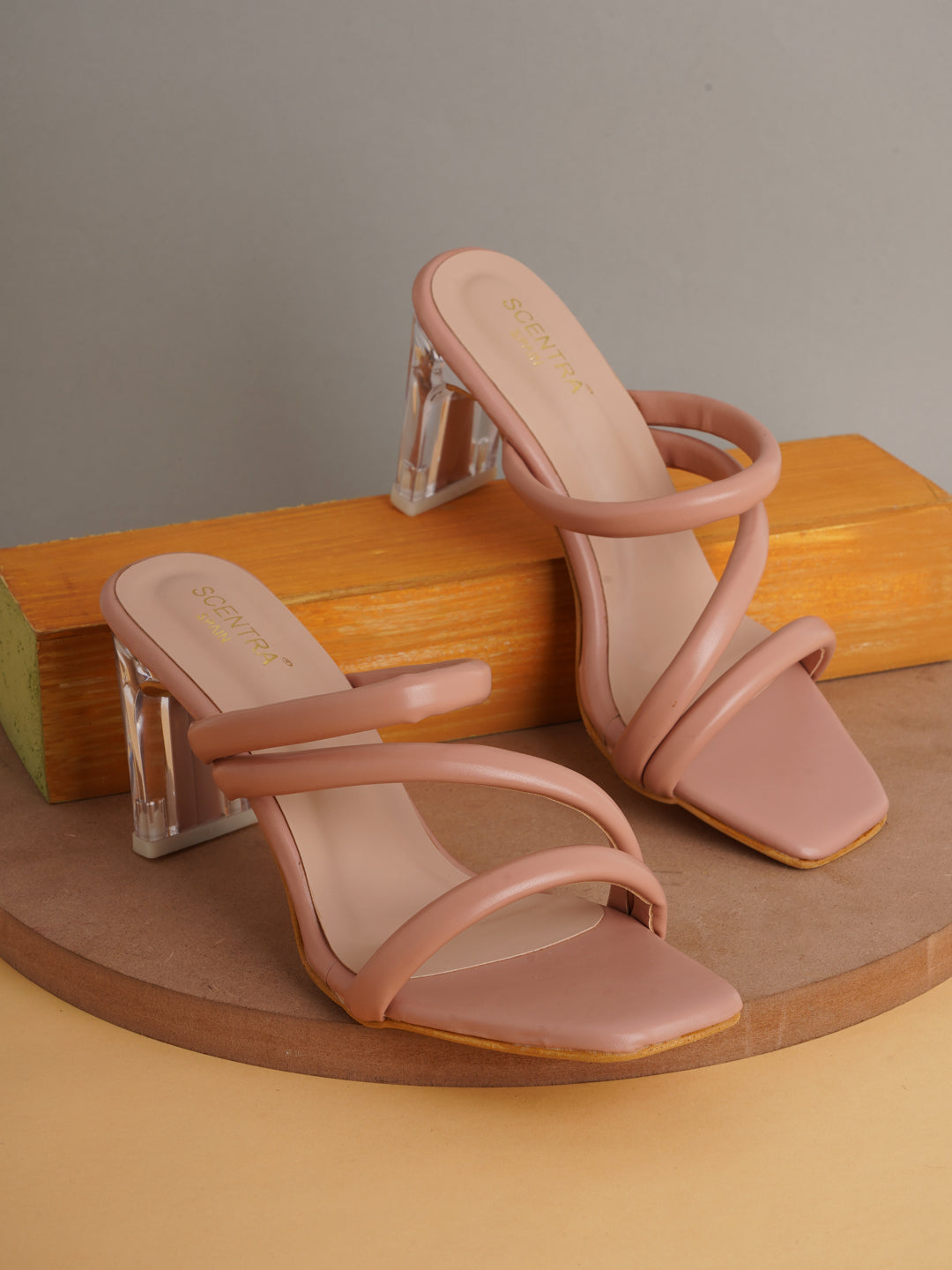 Footwear, Women Footwear, Peach Sandals