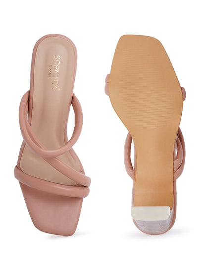 Footwear, Women Footwear, Peach Sandals