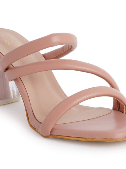 Footwear, Women Footwear, Peach Sandals