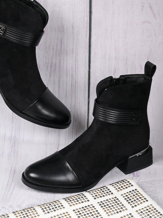 Women, Women Footwear, Black Boots