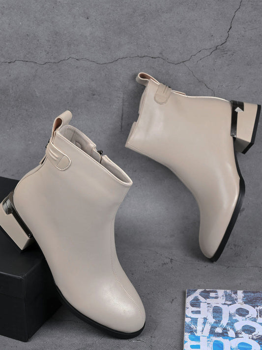 Women, Women Footwear, Beige Boots