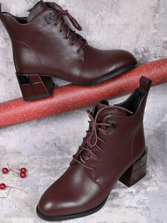 Women, Women Footwear, Maroon Boots