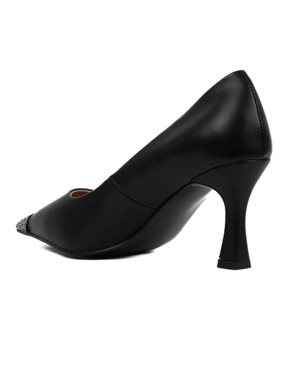 Women, Women Footwear, Black Pumps