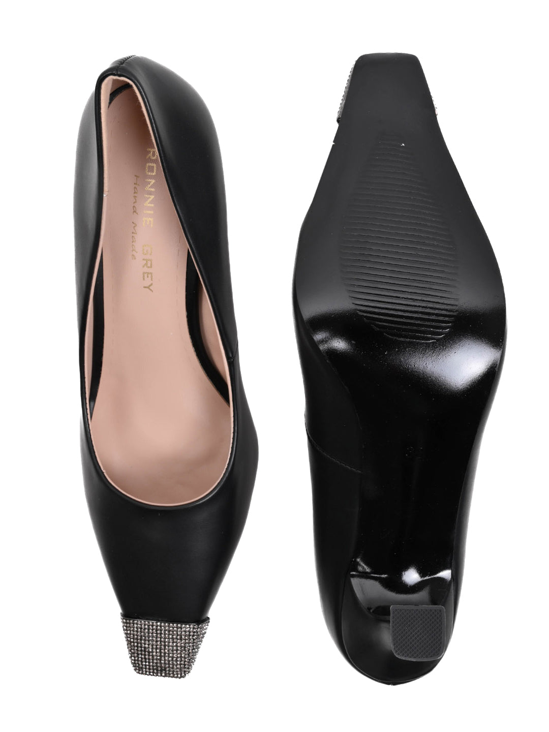 Women, Women Footwear, Black Pumps