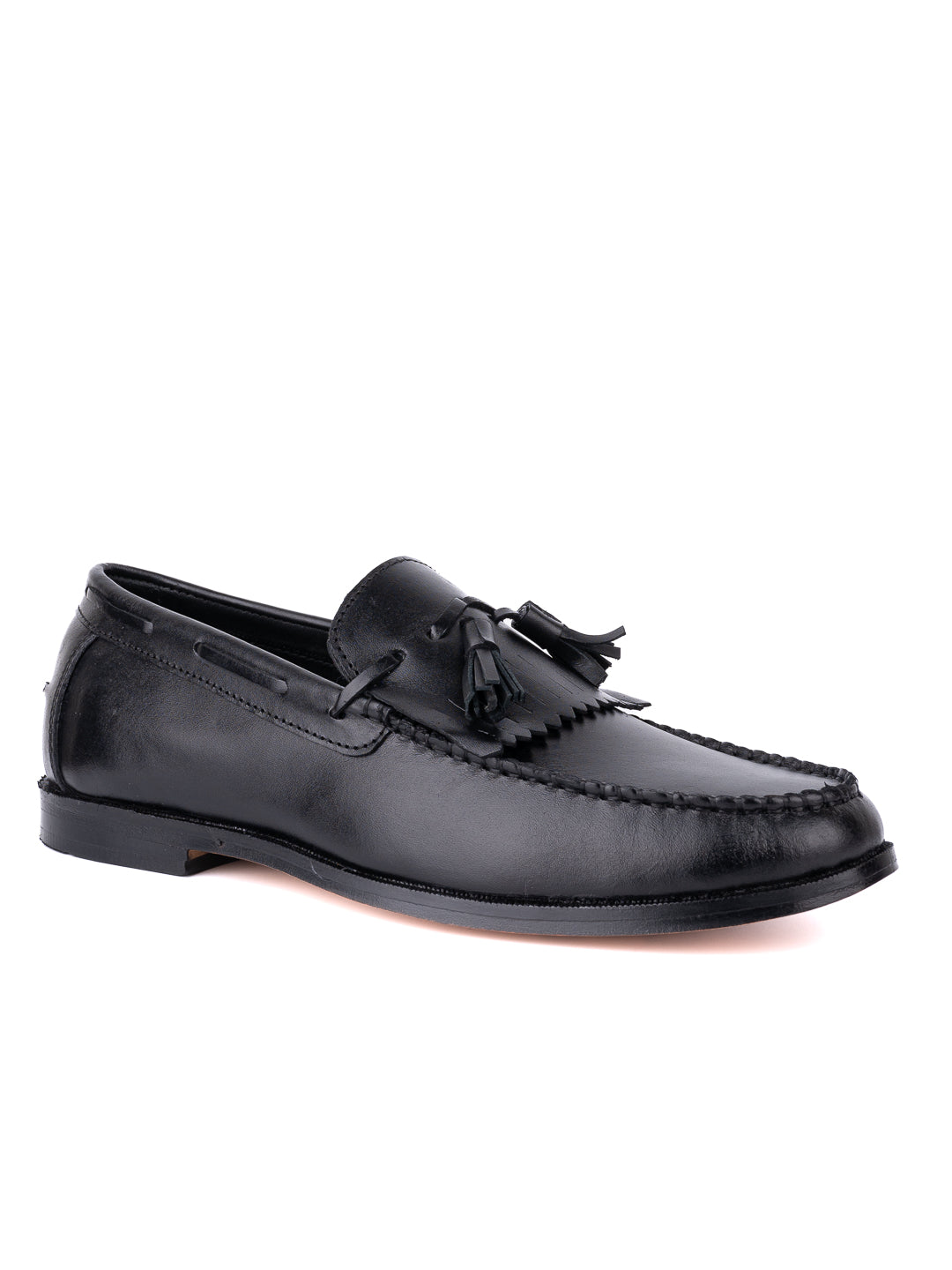 Men Black Solid Loafer