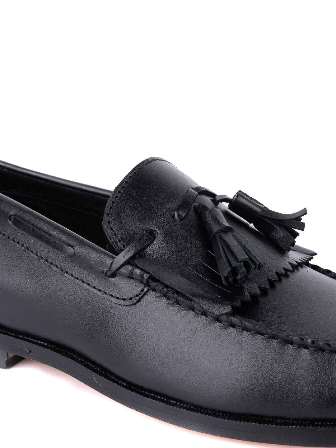 Men Black Solid Loafer