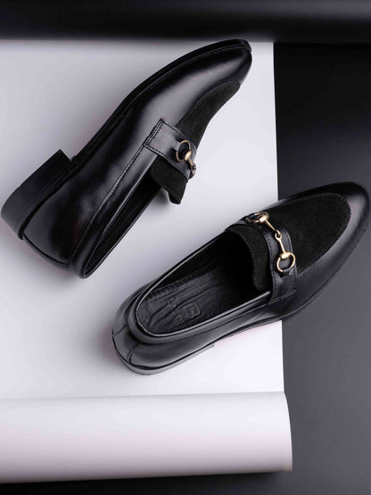 Footwear, Men Footwear, Black Loafers