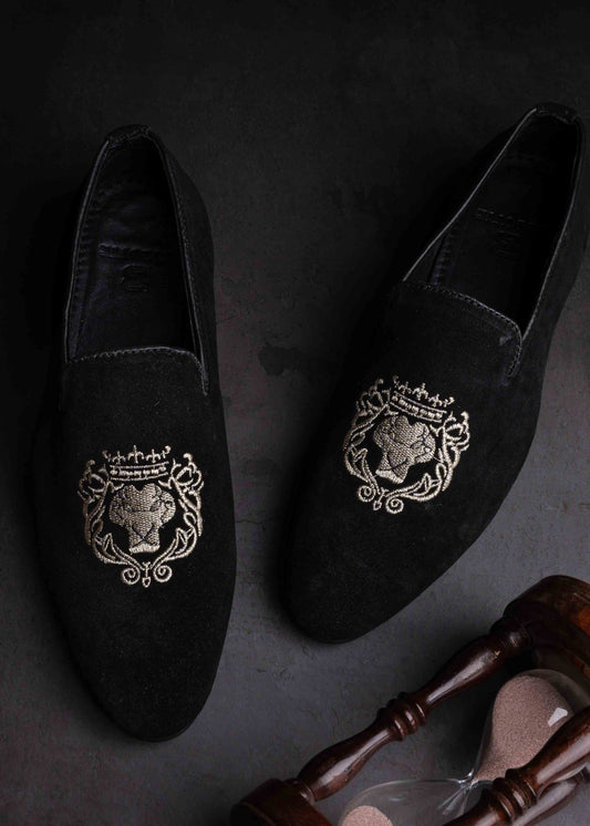  Footwear, Men Footwear, Black Loafers