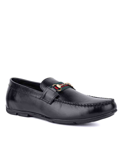 Footwear, Men Footwear, Black Driving Shoes