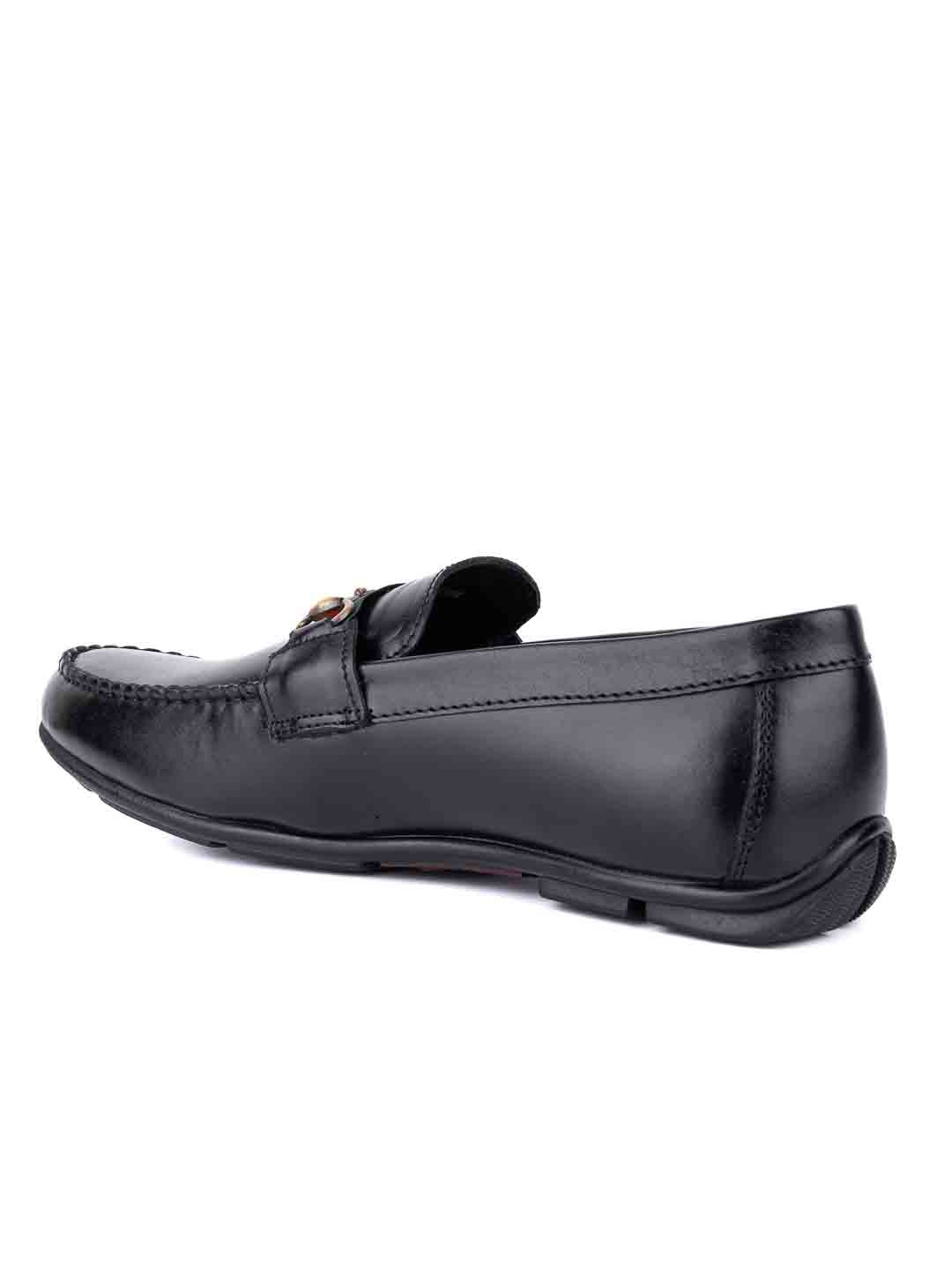 Footwear, Men Footwear, Black Driving Shoes