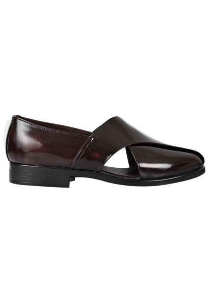 Footwear, Men Footwear, Burgundy Sandals