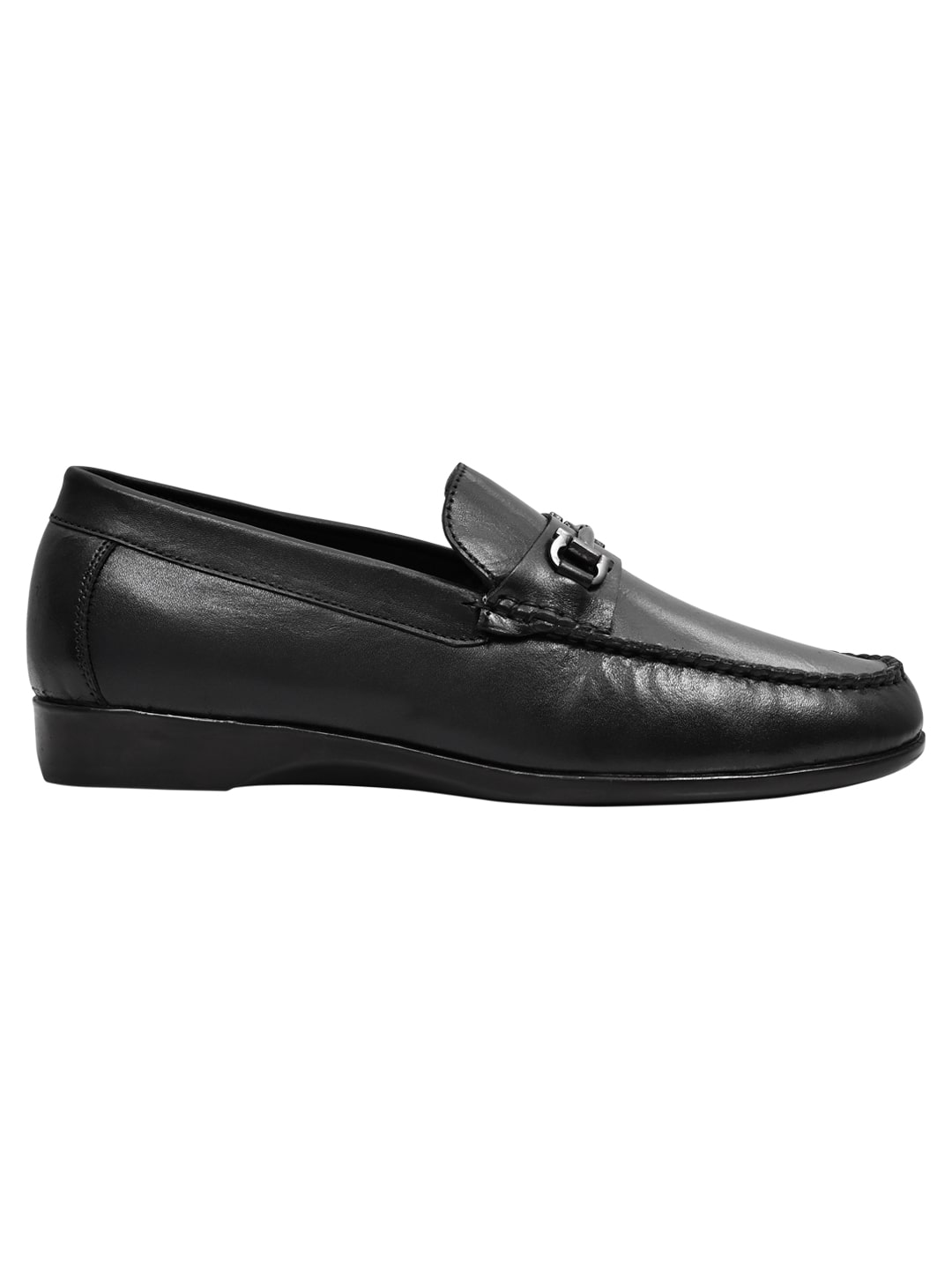 Men Footwear, Black Loafers