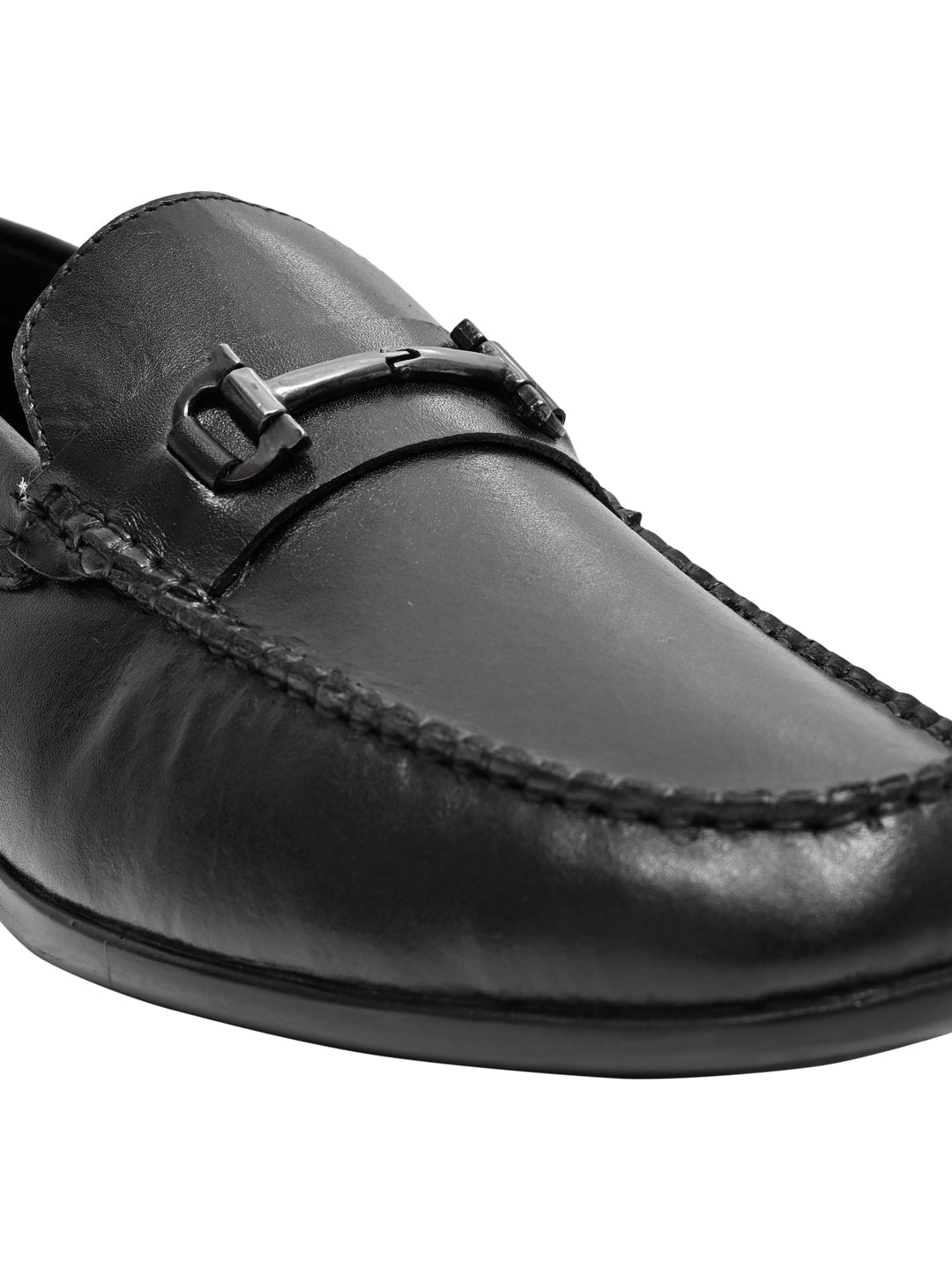 Men Footwear, Black Loafers