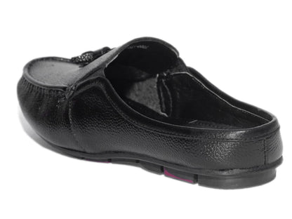 Men Footwear, Black Mules