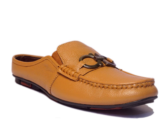 Men Footwear, Tan Mules