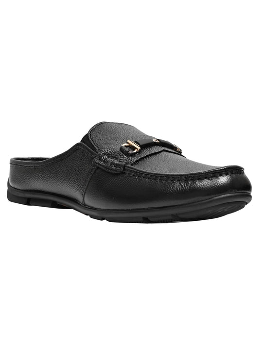 Men Footwear, Black Mules