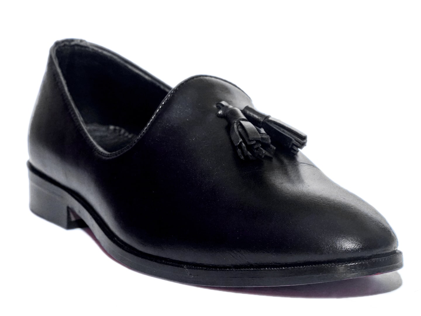 Men Footwear, Black Loafers