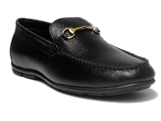 Men Footwear, Black Loafers