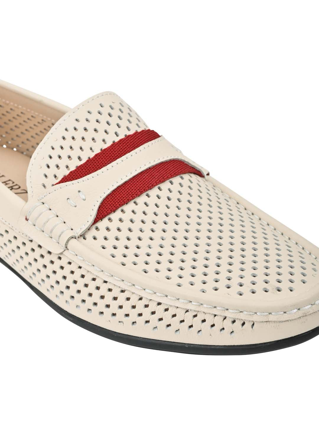 Men Footwear, Cream Loafers, Footwear