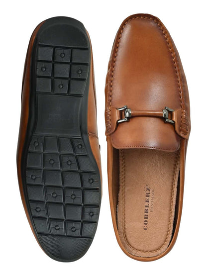 Men Footwear, Tan Mules, Footwear