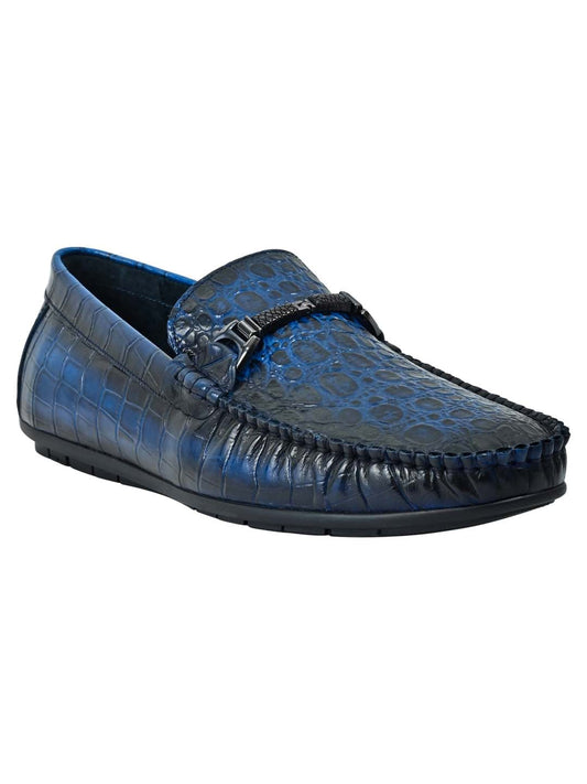 Men Footwear, Blue Loafers, Footwear