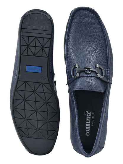 Men Footwear, Navy Blue Loafers, Footwear