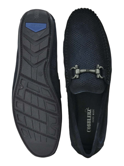 Men Footwear, Navy Blue Loafers, Footwear