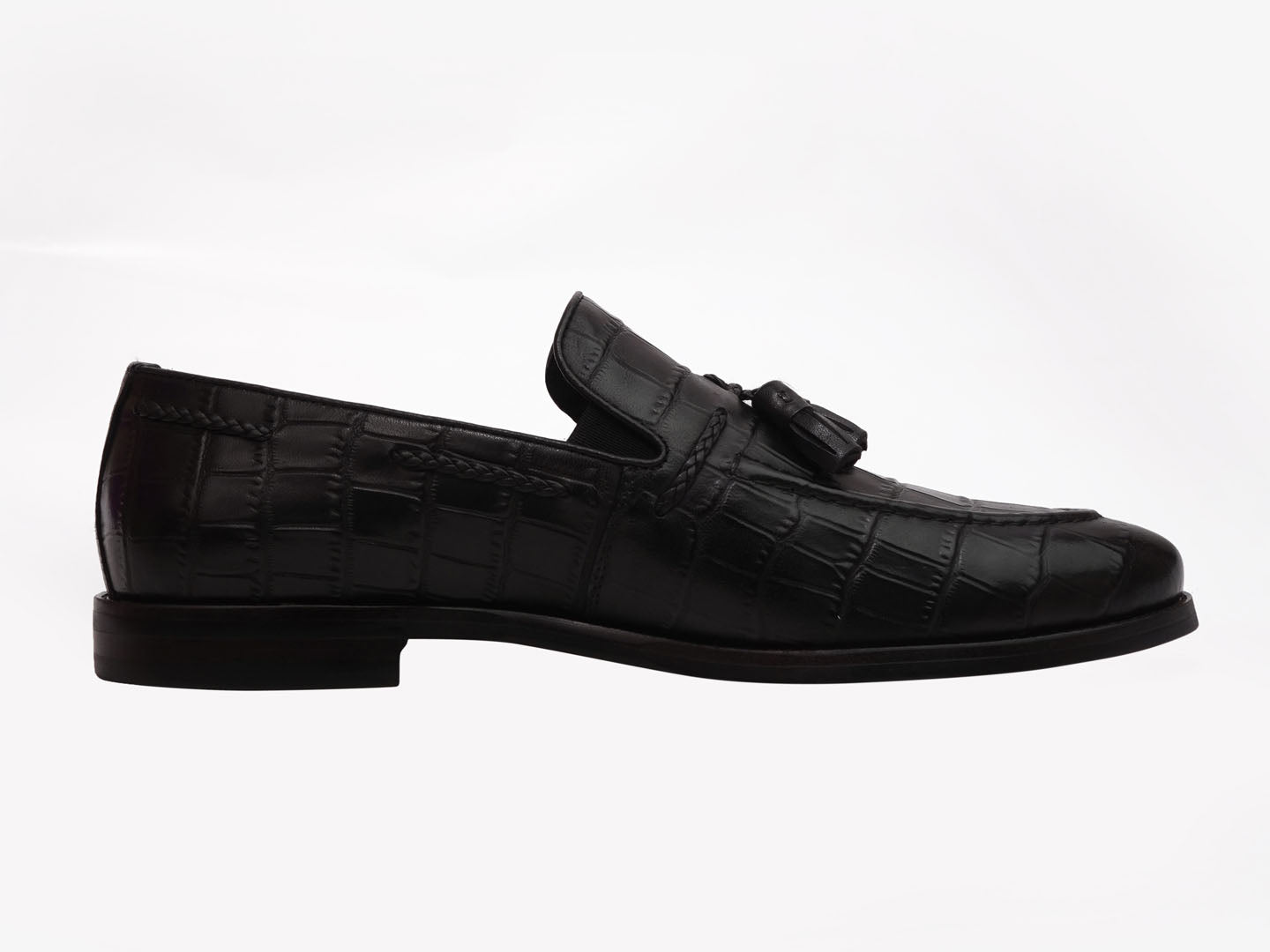 Footwear, Men Footwear, Black Loafers