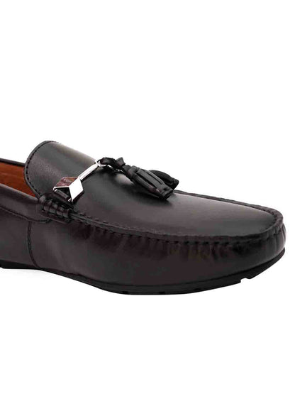 Footwear, Men Footwear, Black Driving Shoes