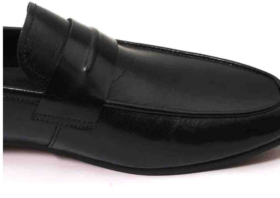 Footwear, Men Footwear, Black Formal Loafers