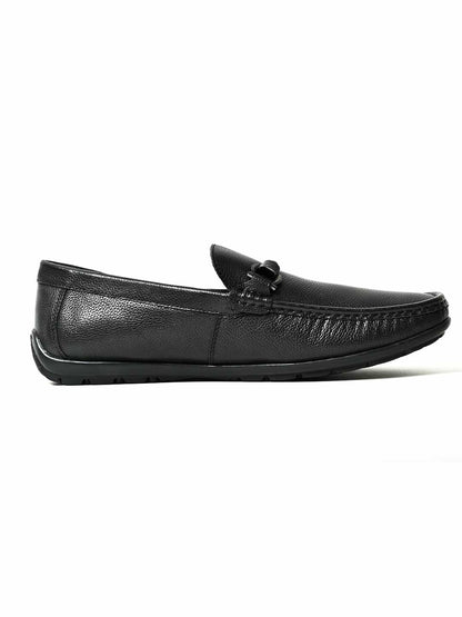 Men, Men Footwear, Black Driving Shoes