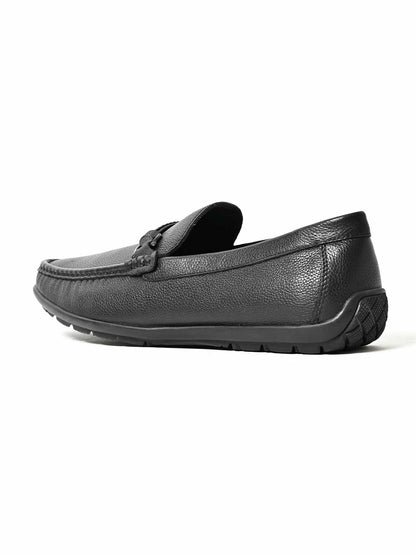 Men, Men Footwear, Black Driving Shoes