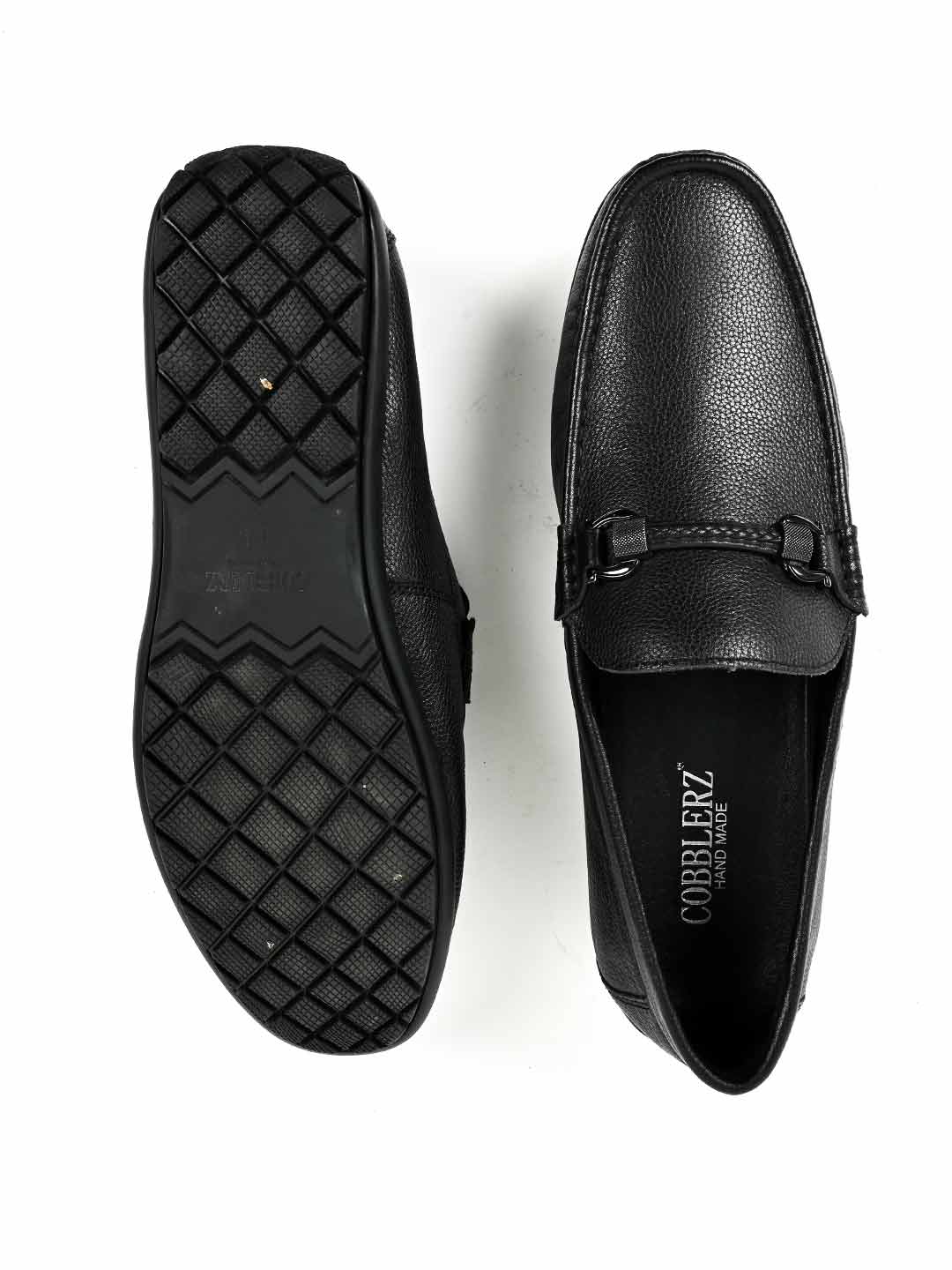 Men, Men Footwear, Black Driving Shoes