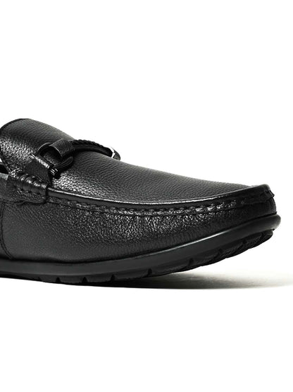 Men, Men Footwear, Black Driving Shoes