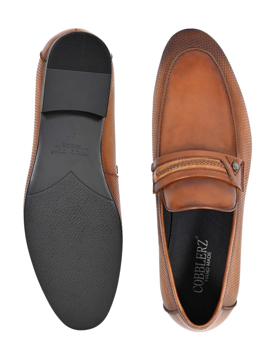 Footwear, Men Footwear, Tan Formal Loafers