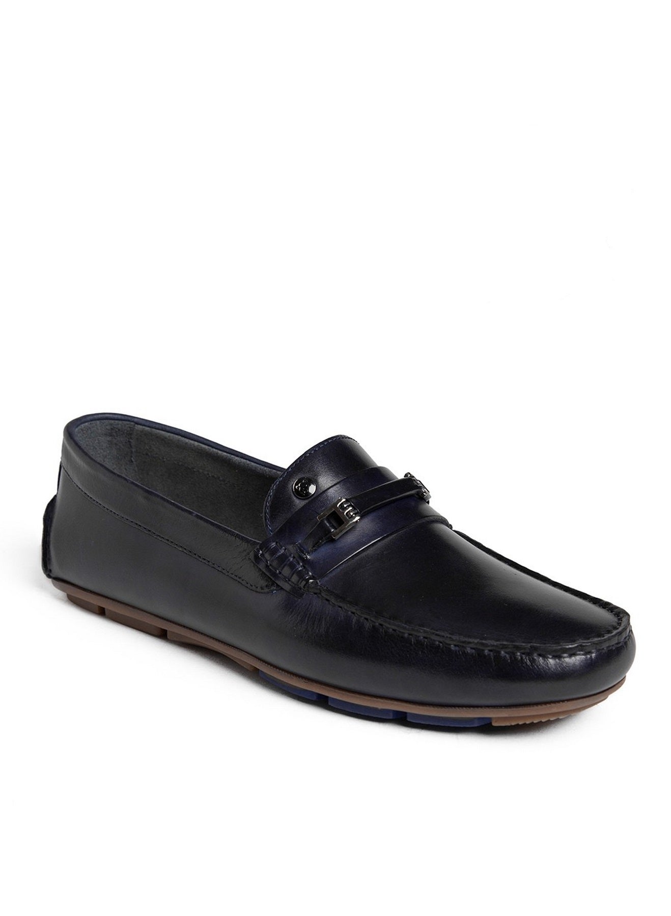 Footwear, Men Footwear, Navy Blue Driving Shoes