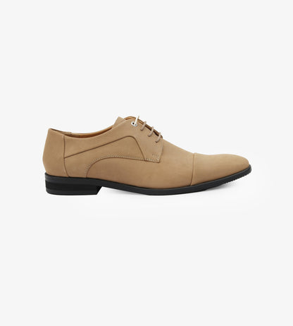 Footwear, Men Footwear, Beige Derby Shoes