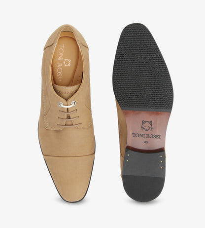 Footwear, Men Footwear, Beige Derby Shoes