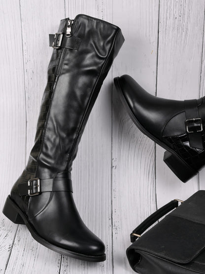 Women, Women Footwear, Black Boots